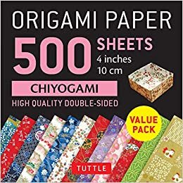 Origami Paper 500 sheets Chiyogami Patterns 4 (10 cm)