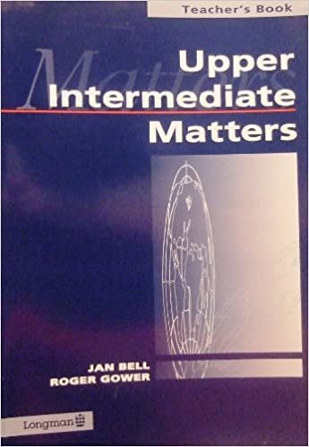 Upper Intermediate Matters Teacher's Book
