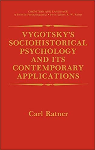 Vygotsky’s Sociohistorical Psychology and its Contemporary Applications (Cognition and Language: A Series in Psycholinguistics)