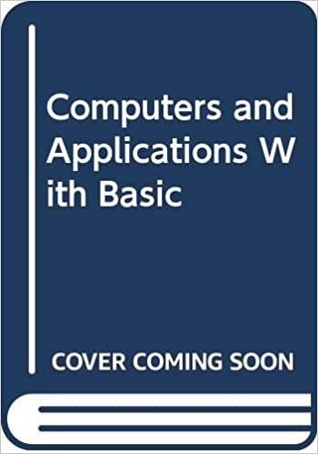 Computers and Applications With Basic: An Introduction to Data Processing