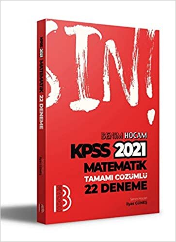 Benim Hocam Yayınları 2021 KPSS Matematik Tamamı Çözümlü 22 Deneme