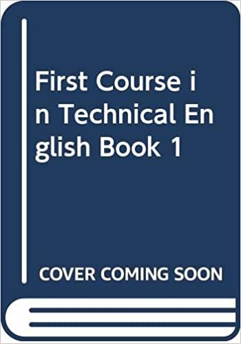 indir   First Course in Technical English Book 1: Bk. 1 tamamen