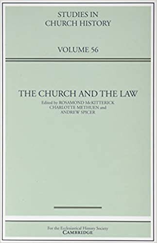 The Church and the Law: Volume 56 (Studies in Church History)