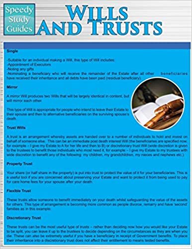 Wills and Trusts (Speedy Study Guides: Academic) indir