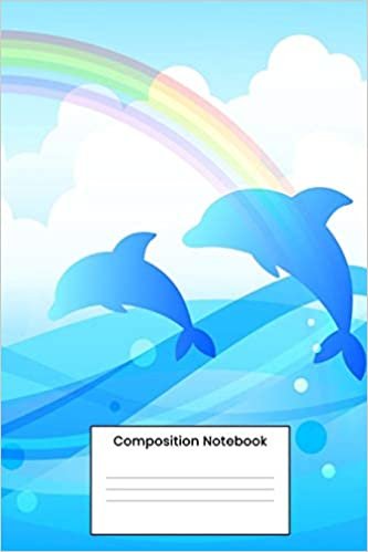 Composition Notebook: Cute Dolphin Composition Book Gift For Kids Boys Girls