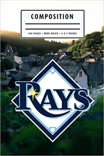 Weekly Planner Composition : Tampa Bay Rays Notebook- To My Baseball Son , To My Baseball Dad - Baseball Notebook #22