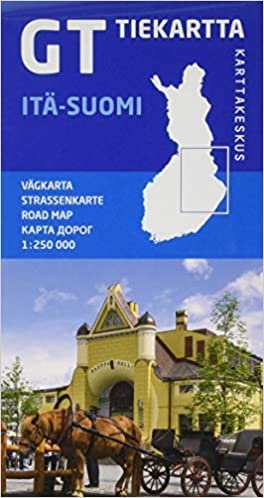 Finland Oost / Itä-Suomi Road map