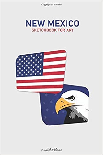 New Mexico Sketchbook for Art: DotGraph journal - Best Gift, The 50 States of The United States of America Sketchbooks for Drawing Doodling - 120 Pages - Large (6 x 9 inches) indir