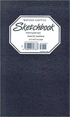 Wg Sketchbook Lizard Cover 5.5 X 8.25 Navy Blue (Watson-Guptill Sketchbooks) indir