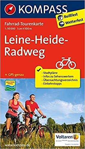 Fahrrad-Tourenkarte Leine-Heide-Radweg: Fahrrad-Tourenkarte. GPS-genau. 1:50000. (KOMPASS-Fahrrad-Tourenkarten, Band 7057) indir