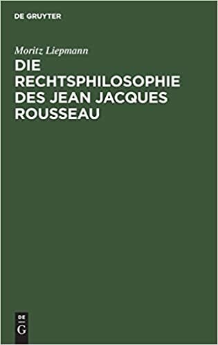 Die Rechtsphilosophie des Jean Jacques Rousseau