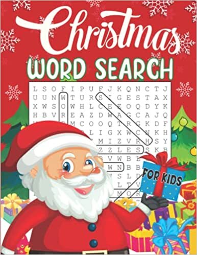 Christmas Word Search For Kids: Christmas Word Search Puzzle Book Large Print For Kids with Solutions | Beautiful Christmas Themed Word Search Puzzles for Kids.
