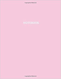 Notebook: Minimalist Notebook, Simple Notebook, Notebook For Business Women, Daily Business Notebook, Pink Cover (110 Pages, Lined Paper, 8,5 x 11) indir