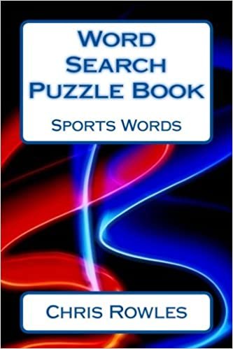 Word Search Puzzle Book Sports Words