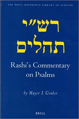 Rashi's Commentary on Psalms (Brill Reference Library of Judaism.)
