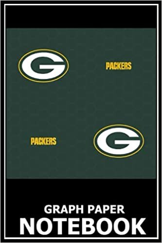 Graph paper Notebook: Green Bay Packers - nfl football - 227 graph paper notebook 6x9 inch 100 pages nfl football