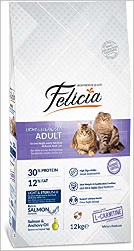 Felicia Somonlu LightSterilised Kedi Maması 12 kg indir