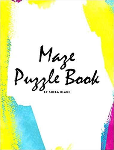 Maze Puzzle Book: Volume 3 (Large Hardcover Puzzle Book for Teens and Adults) indir