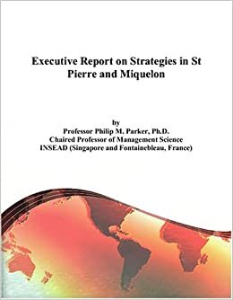 Executive Report on Strategies in St Pierre and Miquelon