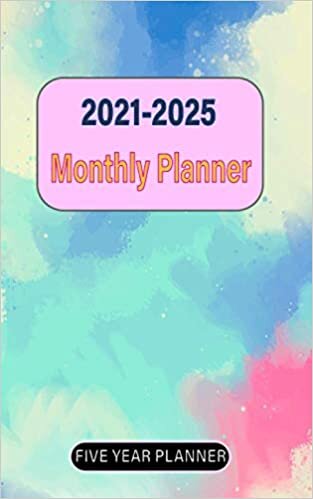 2021-2025 Monthly Pocket Planner: Floral Pink Cover | 2021-2025 Five Year Planner | 5 Year Pocket Planner and Monthly Calendar with Holidays | Agenda ... Jan 2021 - Dec 2025 | Appointment Notebook
