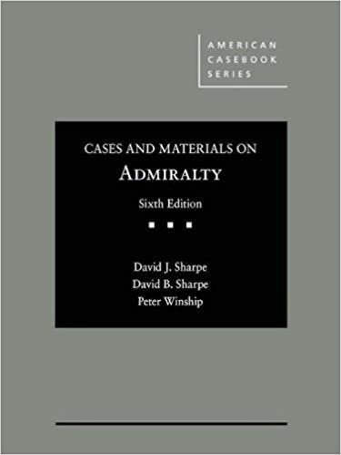 Cases and Materials on Admiralty (American Casebook Series) indir