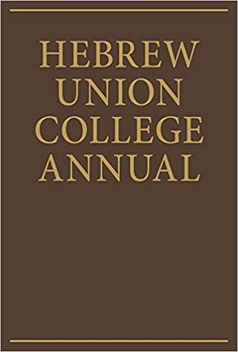 Hebrew Union College Annual Volume 51 (Huca, Band 51)