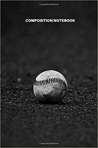 Composition Notebook: Boys Sports Composition Notebook with Baseball for School