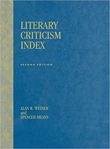 Literary Criticism Index