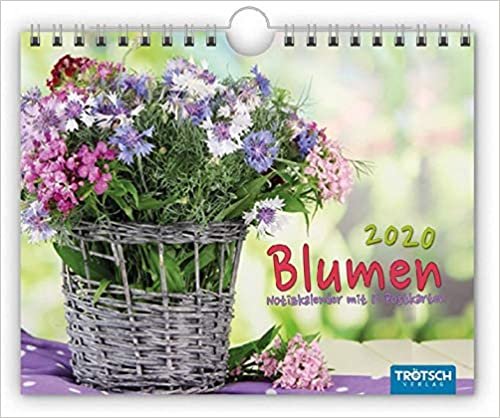 Notizkalender "Blumen" 2020
