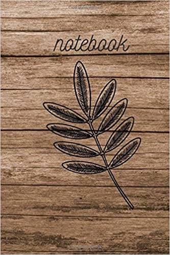 Notebook: Wood Design Nature Journal and Sketchbook For Nature Lovers. Simple nature journal to write, doodle and draw. (110 Pages, Blank, 6 x 9) indir