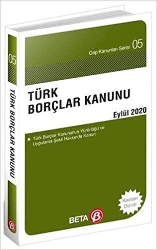 Türk Borçlar Kanunu: Eylül 2020 indir
