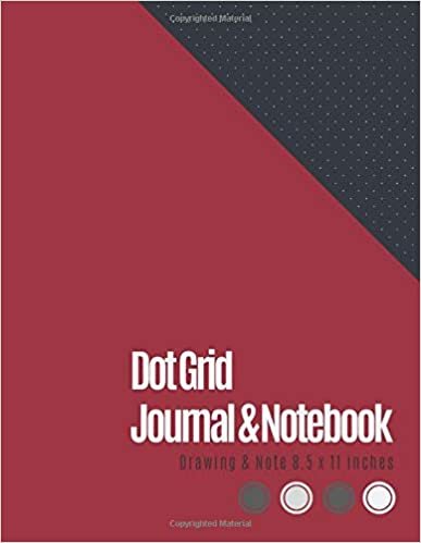 Dot Grid Journal 8.5 X 11: Dotted Graph Notebooks (Chili Pepper Red Cover) - Dot Grid Paper Large (8.5 x 11 inches), A4 100 Pages - Bullet Dot Grid ... - Engineer Drawing & Sketching, Note Taking.