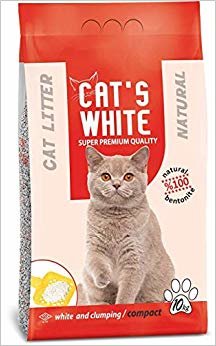 Cats White Kokusuz Topaklaşan Doğal Bentonit Kedi Kumu 12 Lt 10 Kg indir