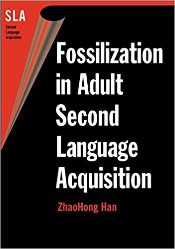 Fossilization in Adult Second Language Acquisition indir