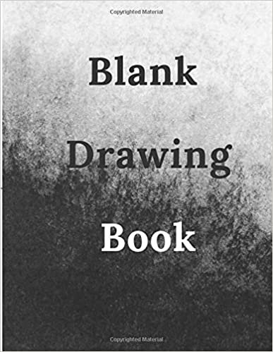 Blank Drawing Book: Painting and Doodling Large 100 Pages, Blank 8.5 x 11 inches