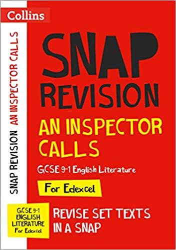 An Inspector Calls: New GCSE Grade 9-1 English Literature Edexcel Text Guide (Collins GCSE 9-1 Snap Revision) indir