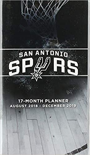 San Antonio Spurs 17-Month 2018-2019 Planner