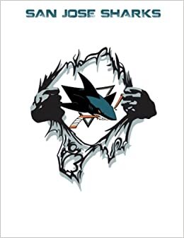 San Jose Sharks: San Jose Sharks Hero Hockey Notebooks, Logbook, Journal Composition Book Journal 110 Pages 8.5x11 in
