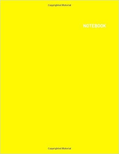 Notebook: Blank Notebook - Large (8.5 x 11 inches) - 110 Pages - Lemon Cover ( Daily Paperback Notebook - Journal - Diary Book - Book For Gift )