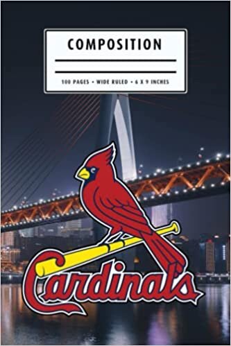 Weekly Planner Composition : St Louis Cardinals Notebook- To My Baseball Son , To My Baseball Dad - Baseball Notebook #15