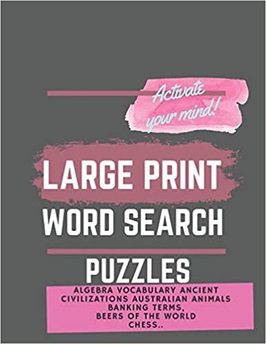 LARGE PRINT Word Search Puzzles: funster large print word search puzzles, large print word search, brain games large print word search, large print ... print word search, word search for seniors