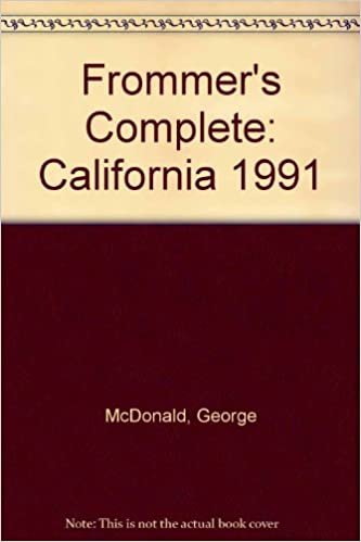 Frommer's Complete: California 1991 indir