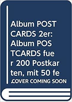 Album POSTCARDS 2er: Album POSTCARDS für 200 Postkarten, mit 50 festeingebundenen Hüllen