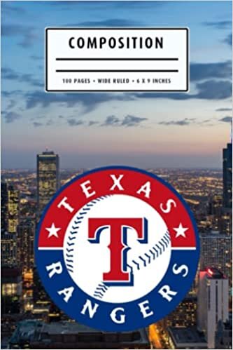 Weekly Planner Composition : Texas Rangers Notebook- To My Baseball Son , To My Baseball Dad - Baseball Notebook #7