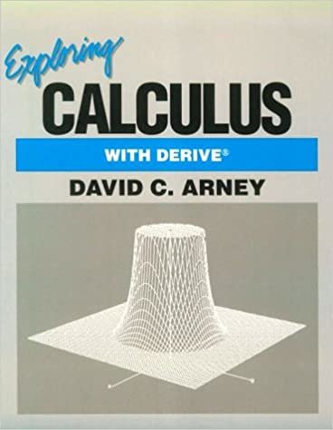 Exploring Calculus With Derive (Math Exploration Series)