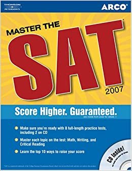 Master the SAT, 2007/e w/CD-ROM 3rd ed (Peterson's Master the SAT)