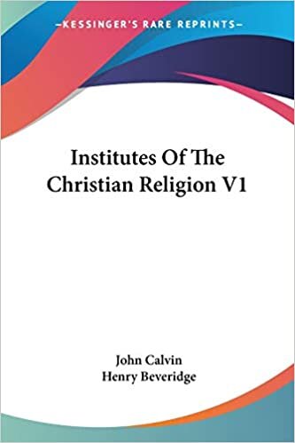 Institutes Of The Christian Religion V1 indir