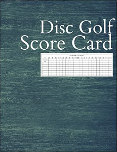 Disc golf Score Card: 100 Large Score Sheets | Disc Golf Log Book | Disc Golf Score Keeper Book. indir