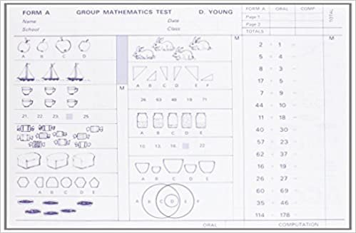 Group Mathematics Test, Form A Pk20: Form A (Group Maths Tests)