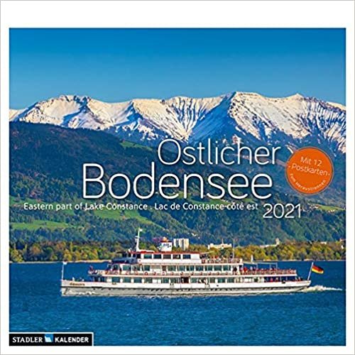 Östlicher Bodensee 2021. Postkarten-Tischkalender